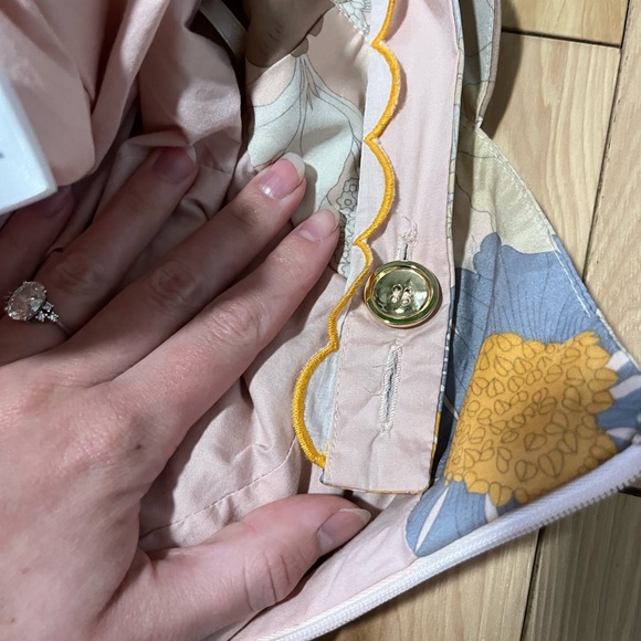 Alice McCall Easy on the Eyes Jumpsuit Floral Pastel Silk Draped Bow Cut Out - Picture 7 of 13